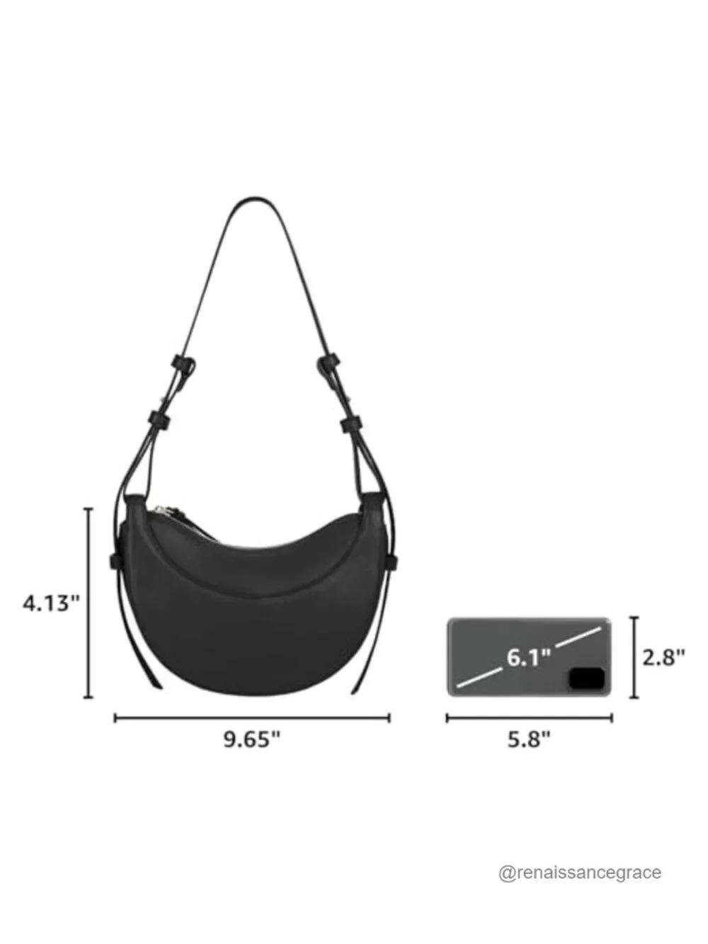 Faux Leather Saddle Bag Women Shoulder Bag Crescent Purse Trendy Crossbody Hobo